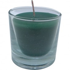 Vaso redondo verde 6,5x6,5 cm