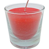 Vaso redondo rojo 6,5x6,5 cm